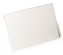 Logisztikai zseb, behajtható, A4, fekvő, DURABLE "HARD COVER", átlátszó