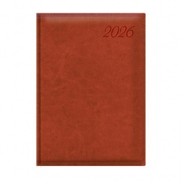 Naptár, tervező, B5, napi, TOPTIMER, "Image", vörösesbarna