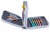 Tolltartó, töltött, 2 emeletes, cipzáras, "Gimboo Jumbo", focis, szürke